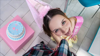 Carly Kiss - Stepdad Stretches Me